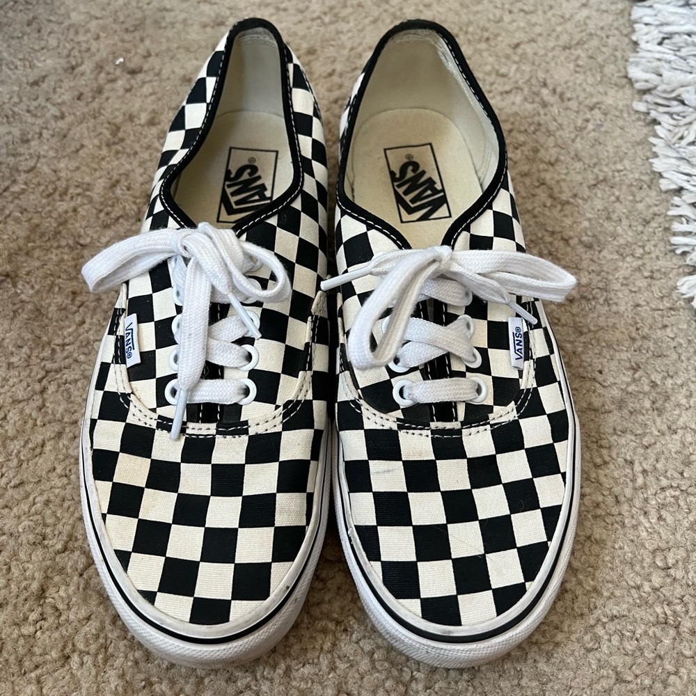 Authentic Checkered Vans